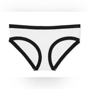 3/25$ Victoria’s Secret Seamless Hip Hugger Panty White w/ Black Trim NWT XL